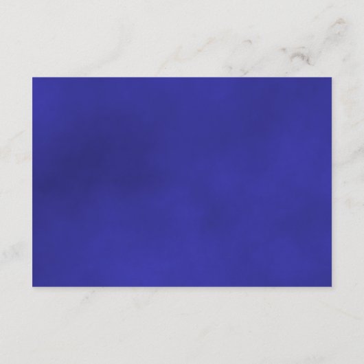 website van Royal Blue of Cobalt Roos Elegant Wedd Informatiekaartje (Achterkant)