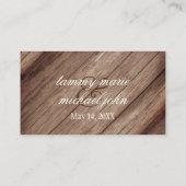 Website van Rustic Wood Barrel en Sunflower - Wedd Informatiekaartje (Achterkant)