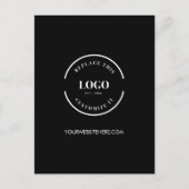 Website van Simple Corporate Custom Business logo Briefkaart (Voorkant)
