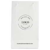  website van uw bedrijf Uw Logo mij Klein Cadeauzakje (Voorkant)