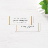 Website voor goudbruiloft of informatiekaart mini visitekaartjes (Bureau)