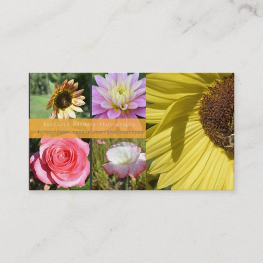 Website voor samenwerking visitekaartje (Voorkant)