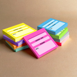 Website Wachtwoord Post-it Notities (blauw) Post-it® Notes