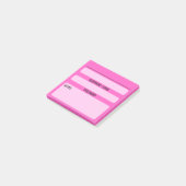 Website Wachtwoord Post-it Notities (roze) Post-it® Notes (Schuin)