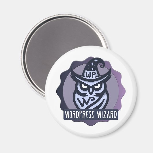 Website Wizard Badge Magnet (Voorkant / Achterkant)