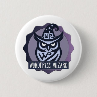 Website Wizard Badge Ronde Button 5,7 Cm