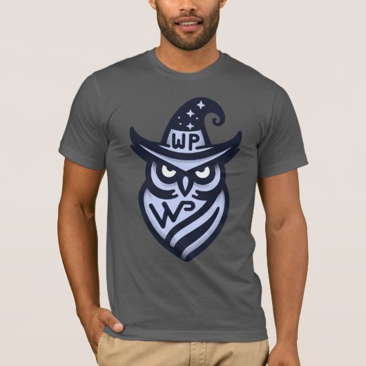 Website Wizard Donker T-shirt (Voorkant)