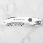 Website zakelijke Logo toevoegen en Slogan Employe Kurkentrekker (Achterkant)