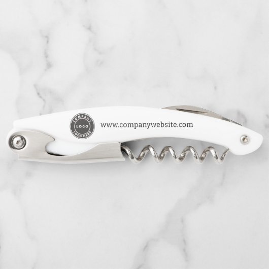 Website zakelijke Logo toevoegen en Slogan Employe Kurkentrekker (Voorkant)