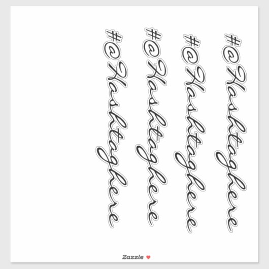 Website Zakelijke Naam Ruit Script Auto Sticker (Vel)