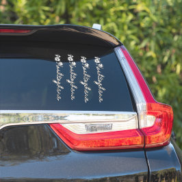 Website Zakelijke Naam Ruit Script Auto Sticker