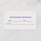 Website Zoekresultaat Aanstelling arts Visitekaartje (Achterkant)