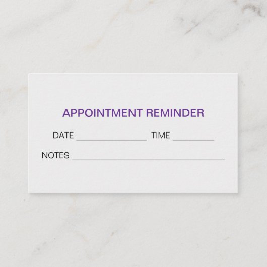 Website Zoekresultaat Aanstelling arts Visitekaartje (Achterkant)