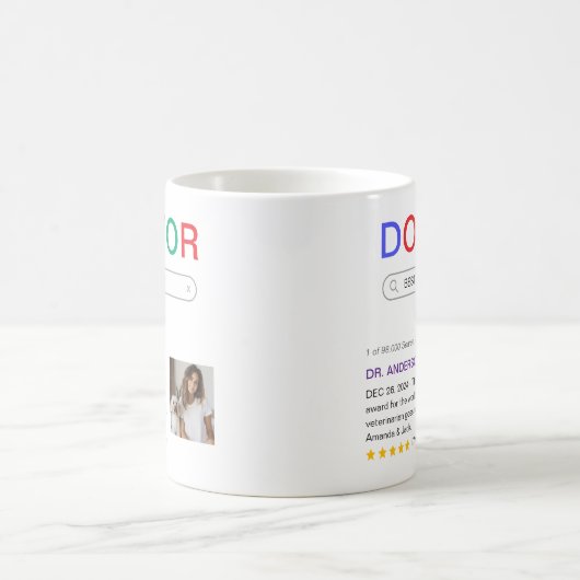 Website Zoekresultaat Beste dokter ooit Koffiemok (Center)