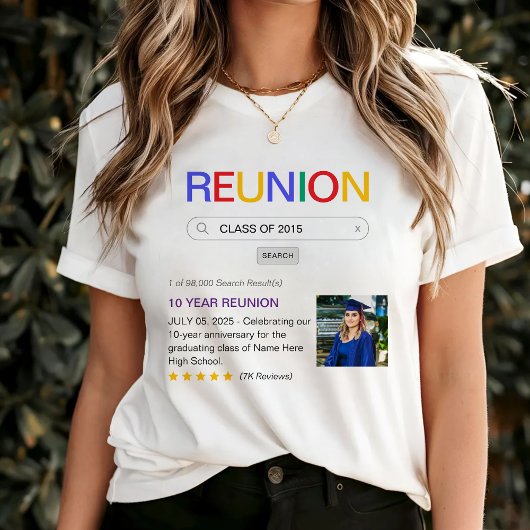 Website Zoekresultaat School Class Reunion T-shirt