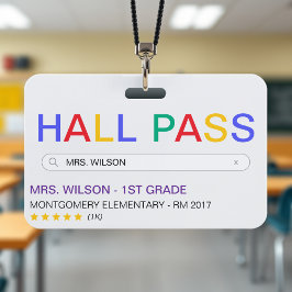 Website zoekresultaat School Hallpas Badge