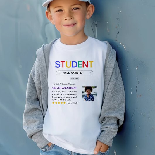 Website Zoekresultaat Student Kindergarten T-shirt