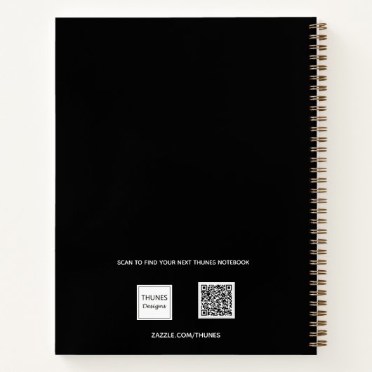 Website zwarte goudglitter foto notitieboek (Achterkant)