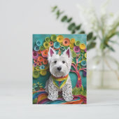 Websitepapier Quilling Feestdagenkaart (Staand voorkant)