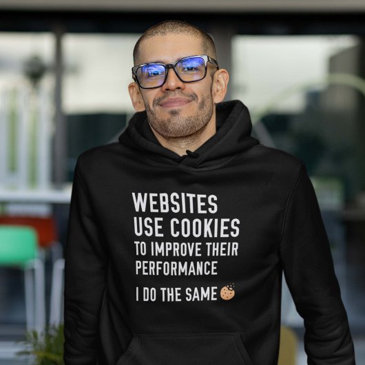 Websites gebruiken cookies hoodie