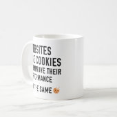 Websites gebruiken cookies koffiemok (Voorkant links)