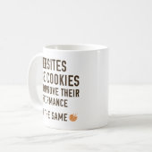 Websites gebruiken cookies koffiemok (Voorkant links)