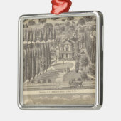 Webster, badgerweerstand metalen ornament (Links)