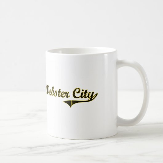 Webster City Iowa Classic Design Koffiemok (Rechts)