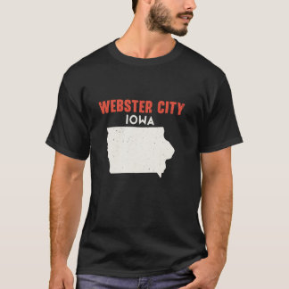 Webster City Iowa Verenigde Staten Verenigde State T-shirt