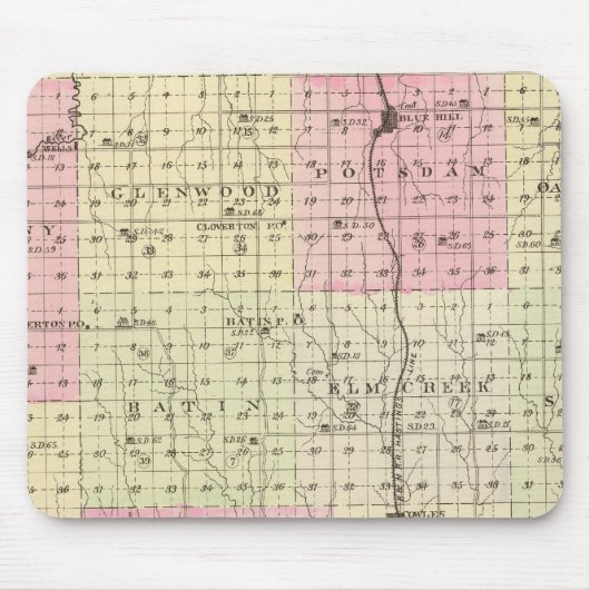 Webster County, Nebraska Muismat (Voorkant)