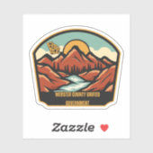 Webster County Verenigd Koninkrijk, Georgia Sticker (Vel)