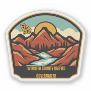 Webster County verenigde overheid, Georgia Sticker