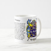 Webster Family Coat of Arms Mok (Voorkant rechts)