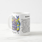 Webster Family Coat of Arms Mok (Voorkant links)