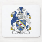 Webster Family Crest Muismat (Voorkant)