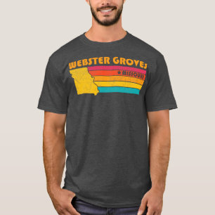 Webster Groves Missouri Vintage Vervallen Souvenir T-shirt