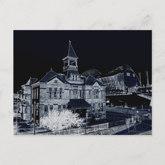 Webster House en Kauffman Center Briefkaart (Voorkant)