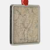 Webster, Massachusetts Metalen Ornament (Rechts)