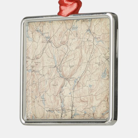 Webster, Massachusetts Metalen Ornament (Links)