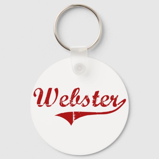Webster South Dakota Classic Design Sleutelhanger (Voorkant)