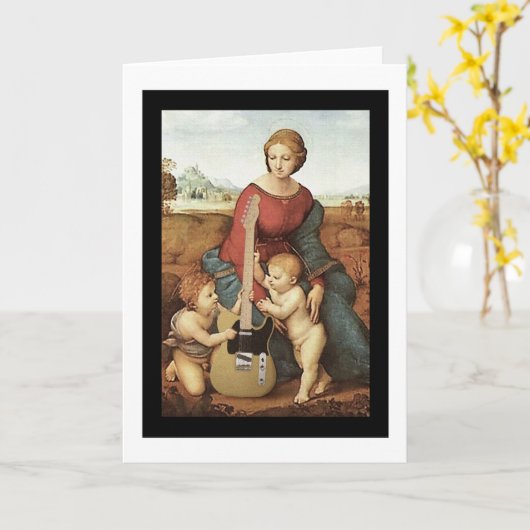 Webstrings Tele en Angels Kaart (Gele Bloem)