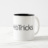 WebTricks-Mok Tweekleurige Koffiemok (Voorkant rechts)
