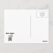Webverslaafde Briefkaart (Achterkant)