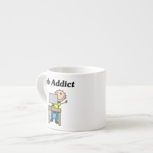 Webverslaafde Espresso Kop (Links)