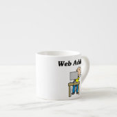 Webverslaafde Espresso Kop (Voorkant rechts)