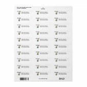 Webverslaafde Etiket (Full Sheet)