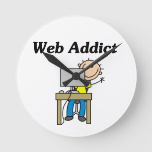 Webverslaafde Ronde Klok