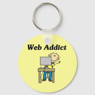 Webverslaafde Sleutelhanger