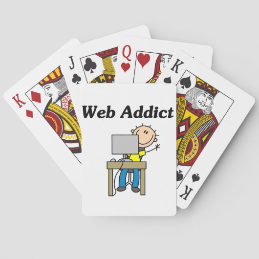 Webverslaafde Speelkaarten (Achterkant)