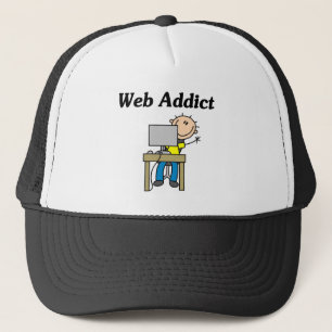 Webverslaafde T-shirts en cadeaus Trucker Pet